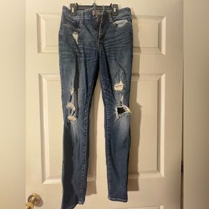 dark washed Arizona jeans